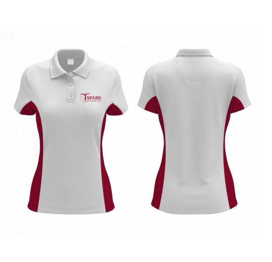 Netball Umpire Core Polo with Side Strip Design Your Own Custom
