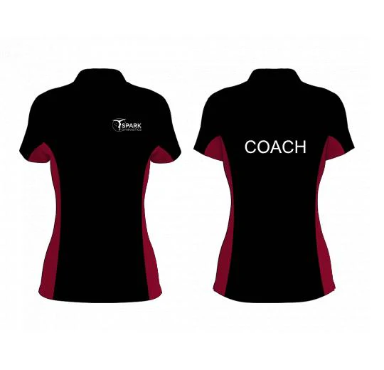 Netball Umpire Core Polo with Side Strip Design Your Own Custom