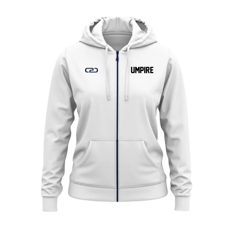 Netball Umpire Zip Kinetic Fleece Hoodie Design Your Own Custom