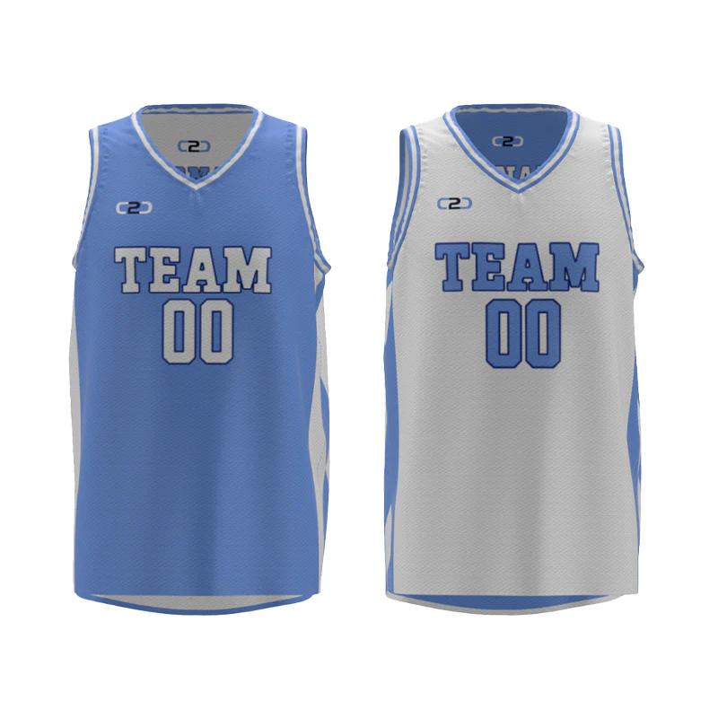 North Carolina Custom Core Reversible Basketball Singlet - Image 2