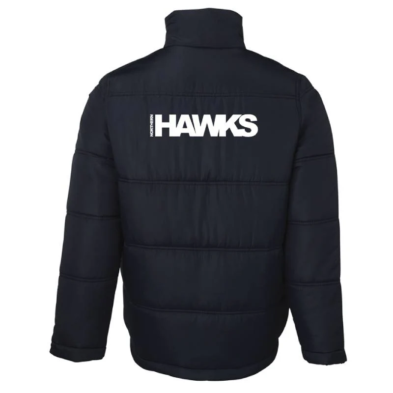 Northern Hawks Adults & Kids Puffer Jacket Navy - Image 2