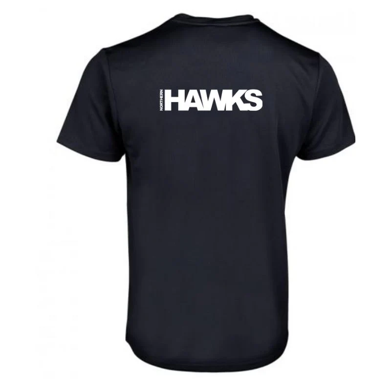 Northern Hawks Poly Adults Tee Navy - Image 2