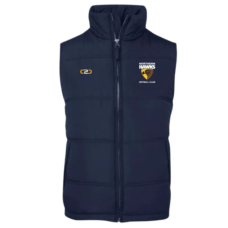 Northern Hawks Puffer Vest Navy