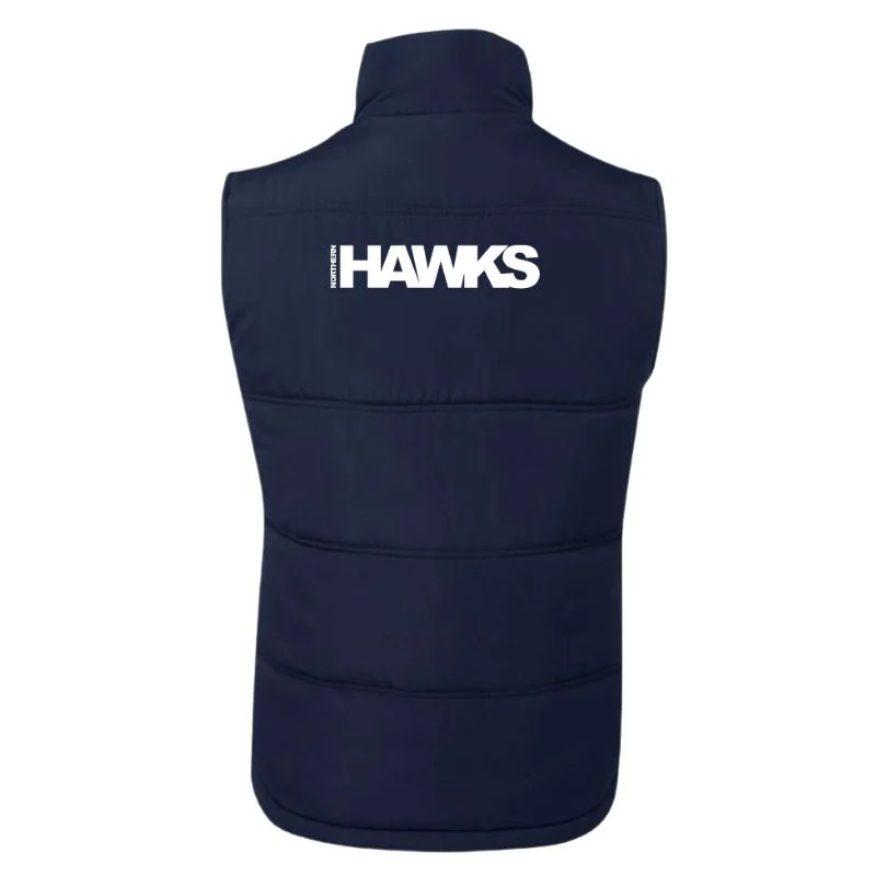 Northern Hawks Puffer Vest Navy - Image 2