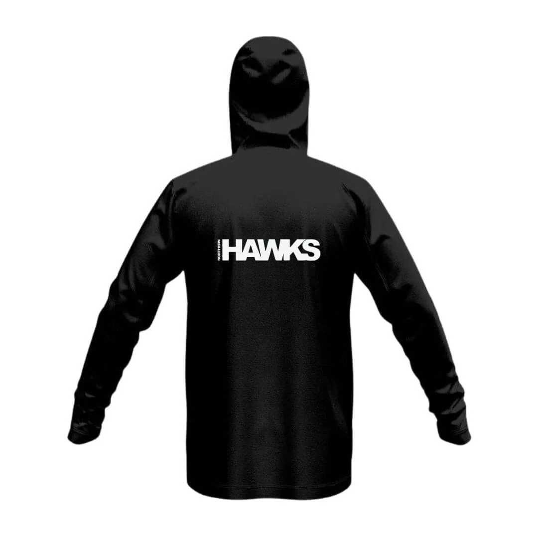 Northern Hawks SlimFit HP Tech Zip Hoodie Black - Image 2