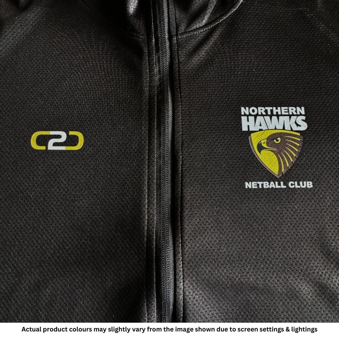 Northern Hawks SlimFit HP Tech Zip Hoodie Black - Image 3