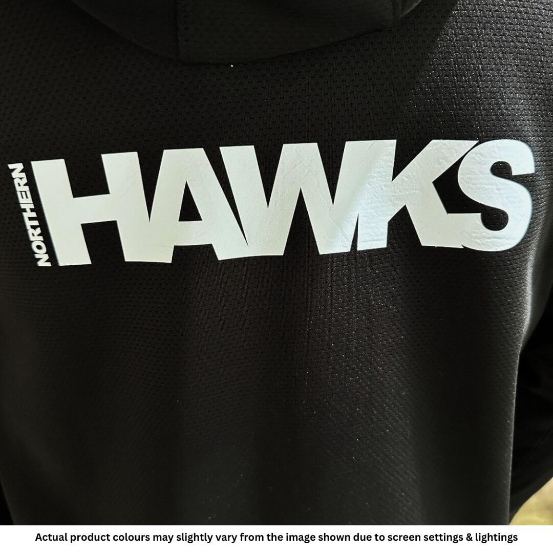 Northern Hawks SlimFit HP Tech Zip Hoodie Black - Image 5