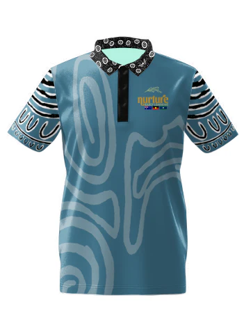 Nurture Learning Center Core Polo Blue