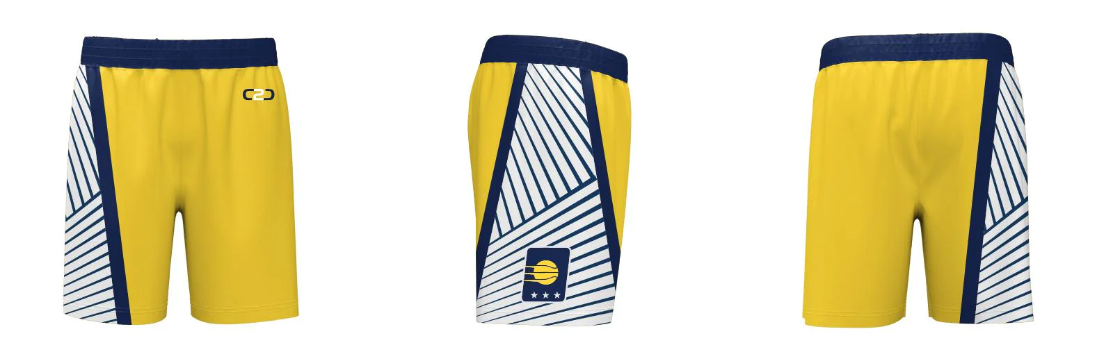 Pacers Inspired Core Pro Shorts No Sideseam Design Your Own Custom