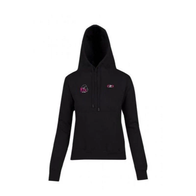 Port Panthers Netball Pullover Hoodie Black