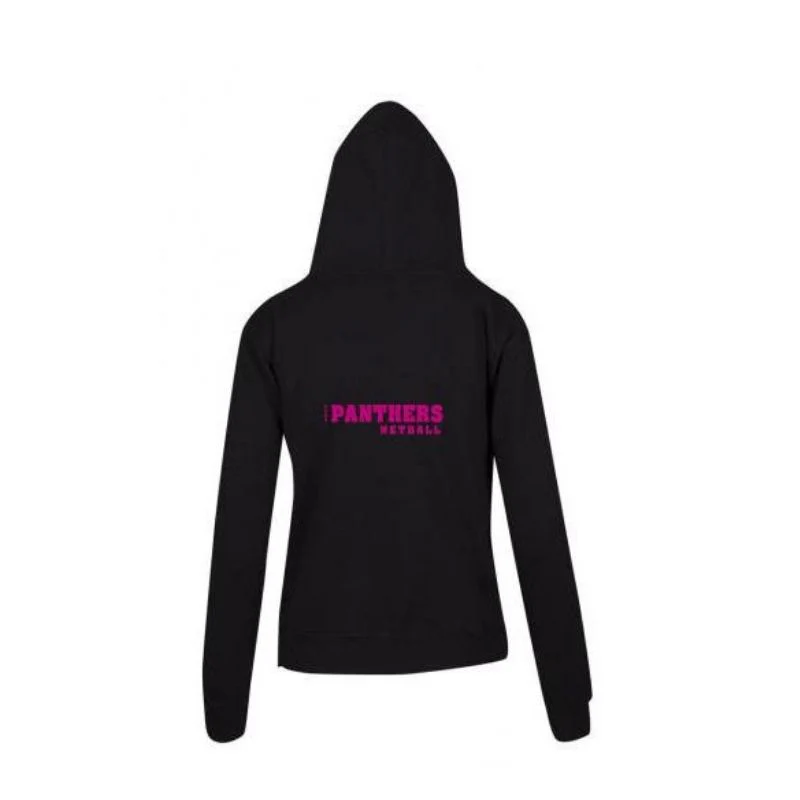 Port Panthers Netball Pullover Hoodie Black - Image 2