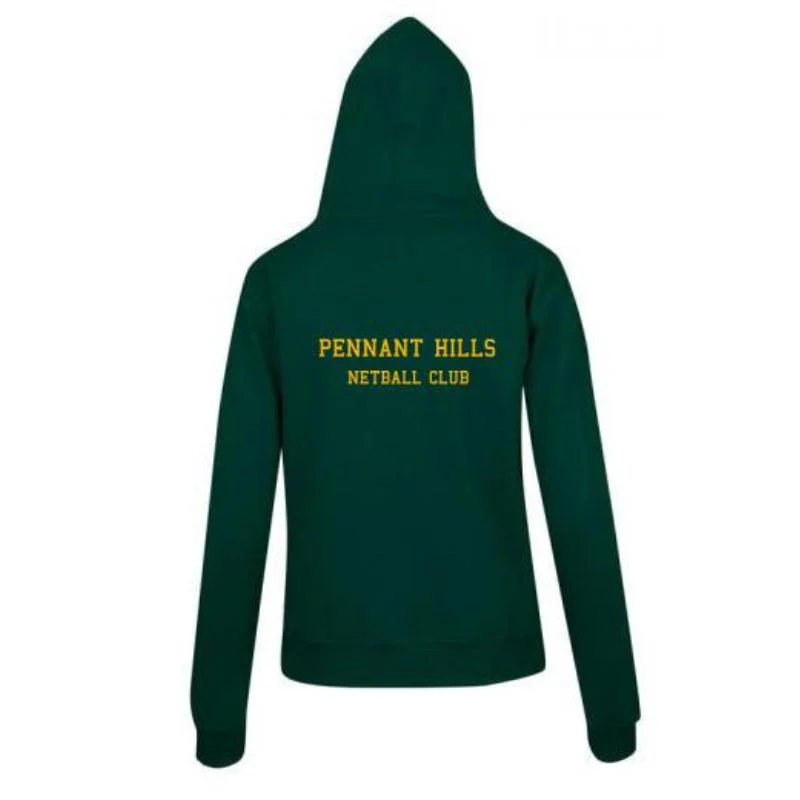 Pennant Hills Netball Zip Hoodie - Image 2