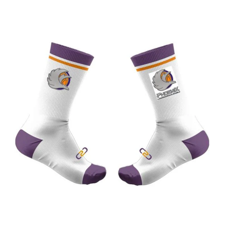 Phoenix Basketball Crew Socks - Image 2