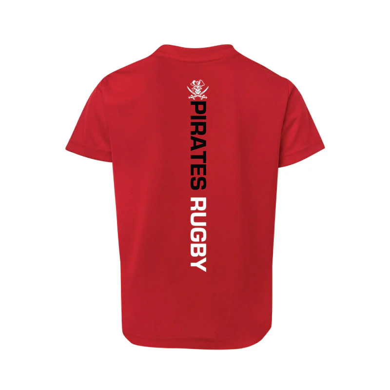 Port Pirate Training Tee Red Kids Adults - Image 2