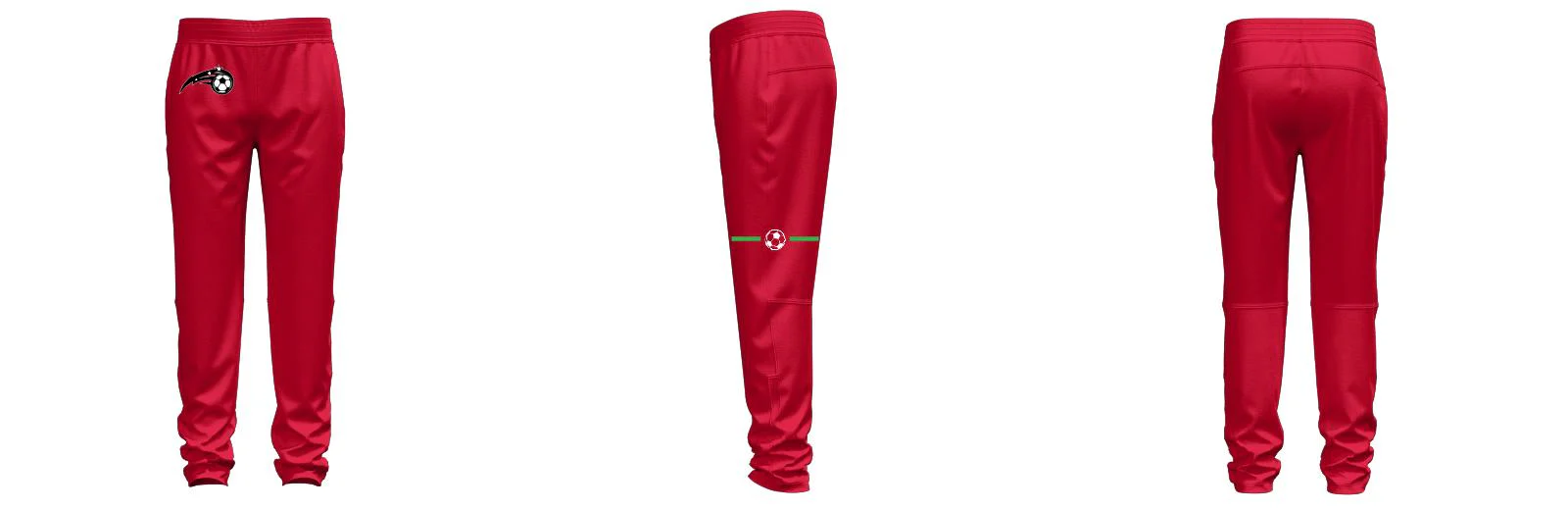 Plain Netball Umpire SlimFit HP Tech Track Pants Design Your Own Custom