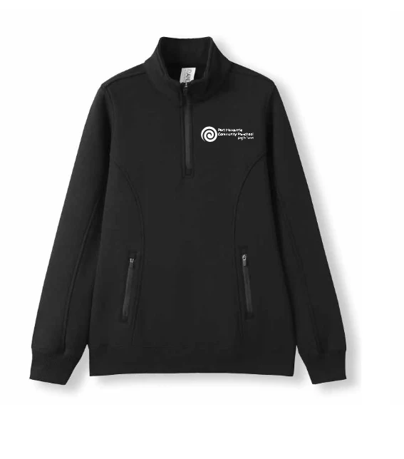 PMQ Community Preschool Staff 1/2 Zip Crew with Pockets