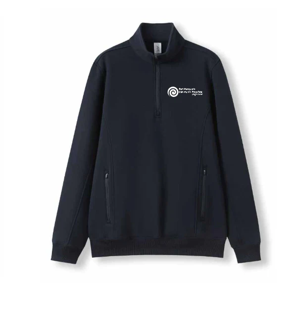 PMQ Community Preschool Staff 1/2 Zip Crew with Pockets - Image 4