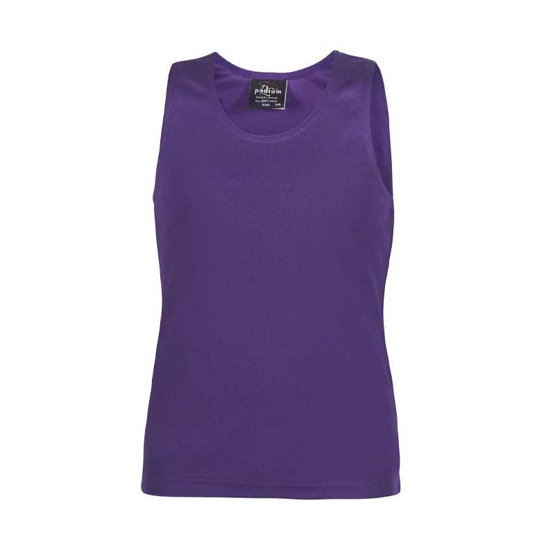 Podium Poly Singlet Kids - Image 4