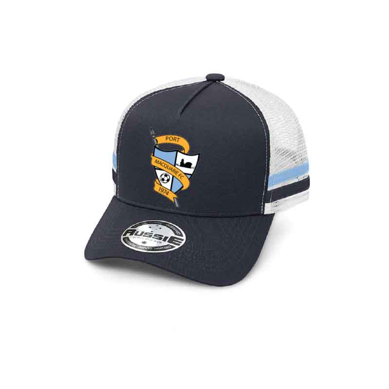 Port Macquarie FC Striped Trucker Cap