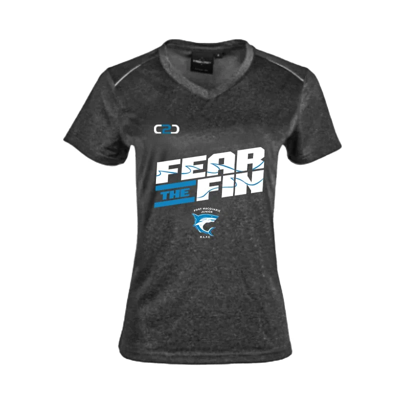 Port Macquarie Junior Sharks Black Tee - Image 2