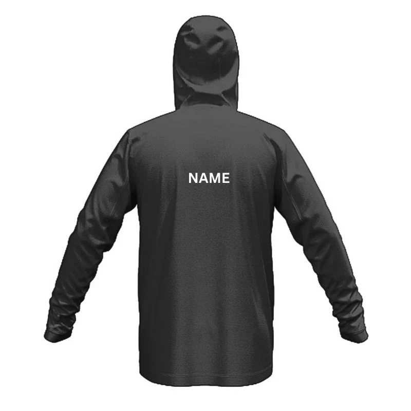 Port Pirates Stock Cotton Fleece Hoodie Dark Grey Marle - Image 2