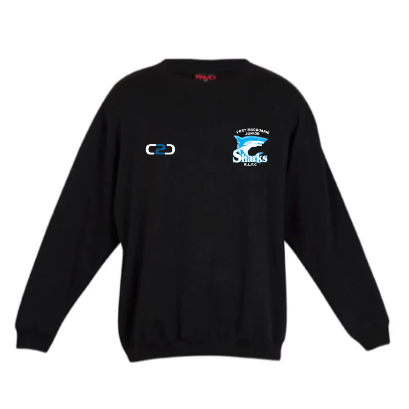 Port Macquarie Sharks Juniors Sloppy Joe Black