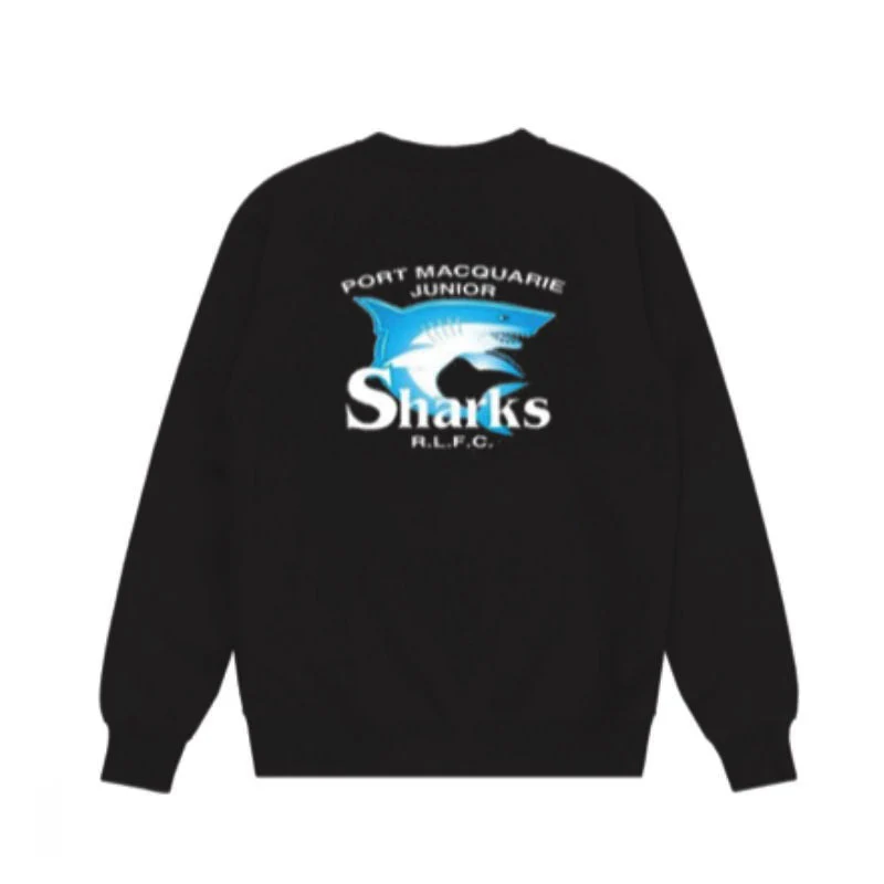 Port Macquarie Sharks Juniors Sloppy Joe Black - Image 2