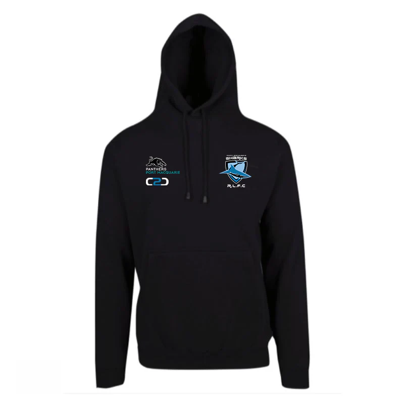 Port Macquarie Sharks Senior Kangaroo Pullover Hoodies