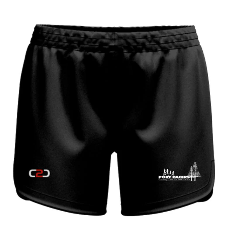 Port Pacers Pro Curved Shorts Womens Girls Black