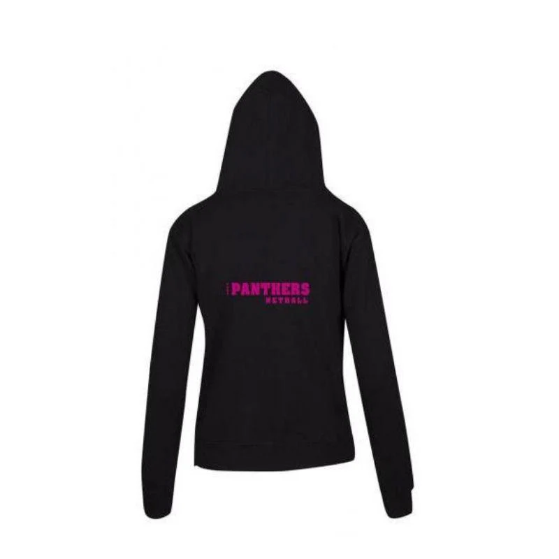 Port Panthers Stock Netball Pullover Hoodie Black - Image 2
