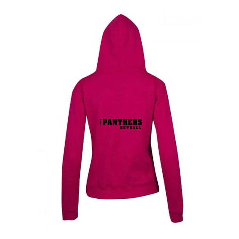 Port Panthers Stock Netball Pullover Hoodie Pink - Image 2