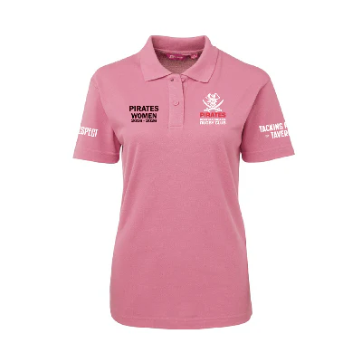 Port Pirates Women's Pink Polo