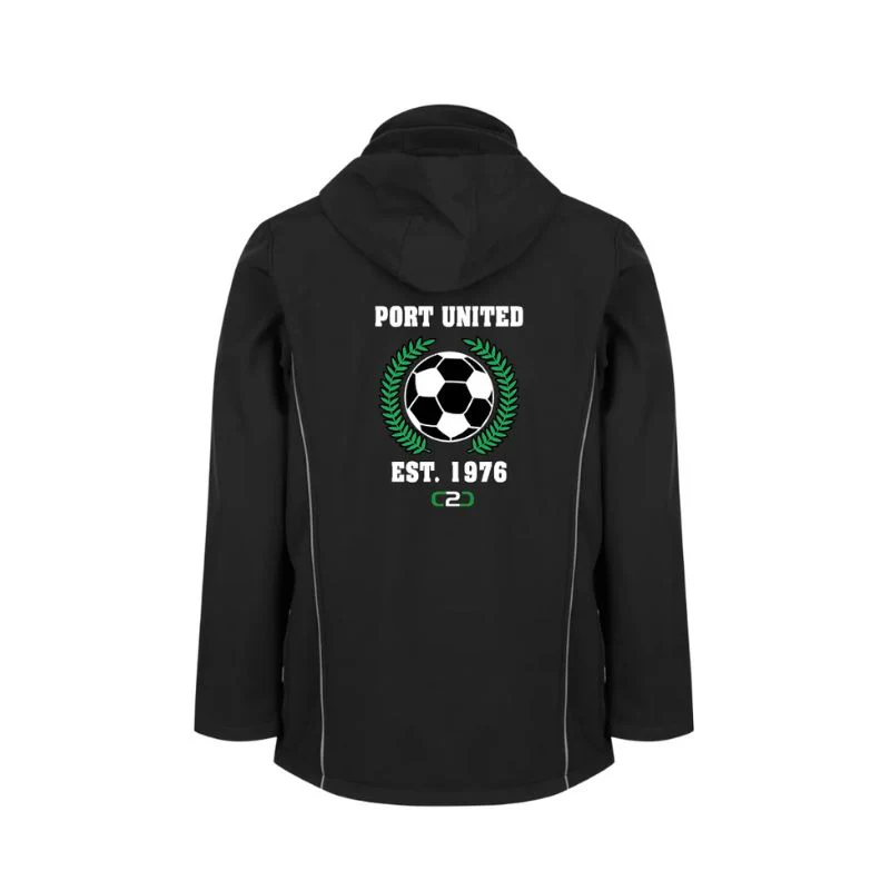 Port United Aspen Jacket Youth/Adults Black - Image 2