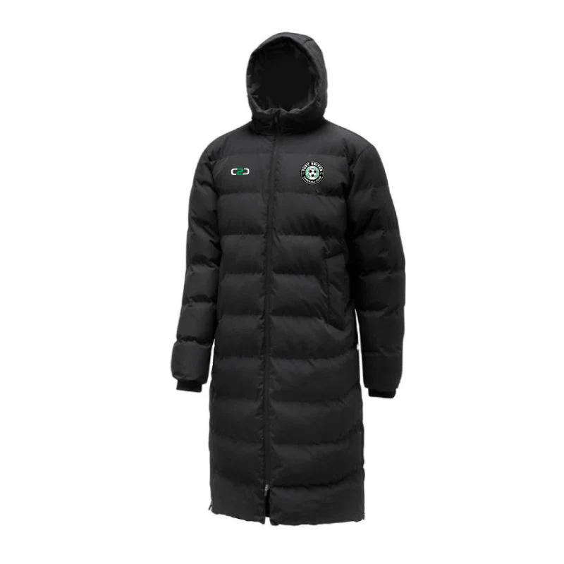 Port United Premier Coaches Jackets Black