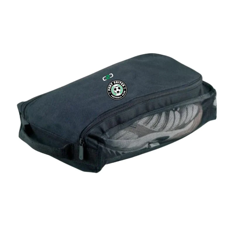 Port United (PUFC) Platform Shoe Carrier Black