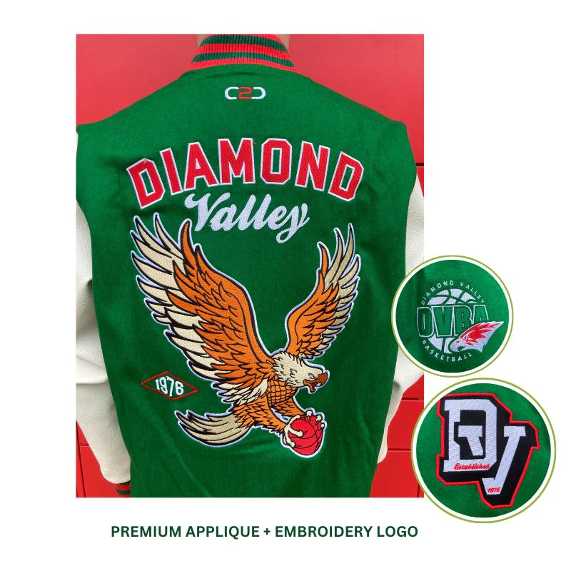 Premium Varsity Wool & PU Leather Jacket Fully Lined Design Your Own Custom - Image 11