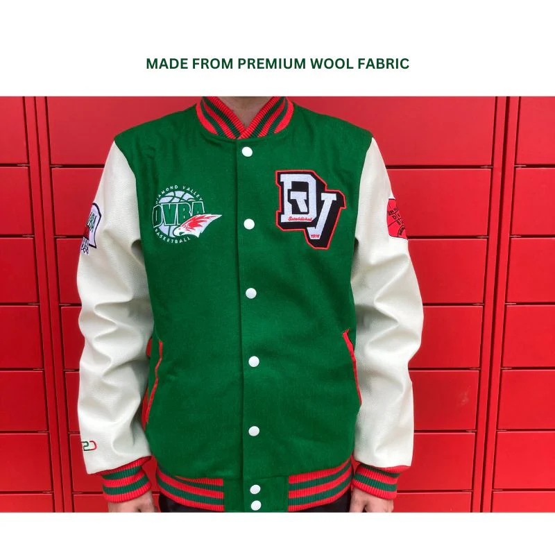 Premium Varsity Wool & PU Leather Jacket Fully Lined Design Your Own Custom - Image 12