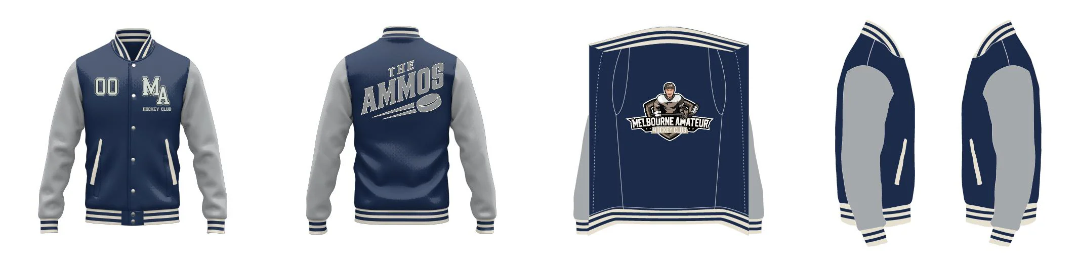 Premium Varsity Wool & PU Leather Jacket Fully Lined Design Your Own Custom
