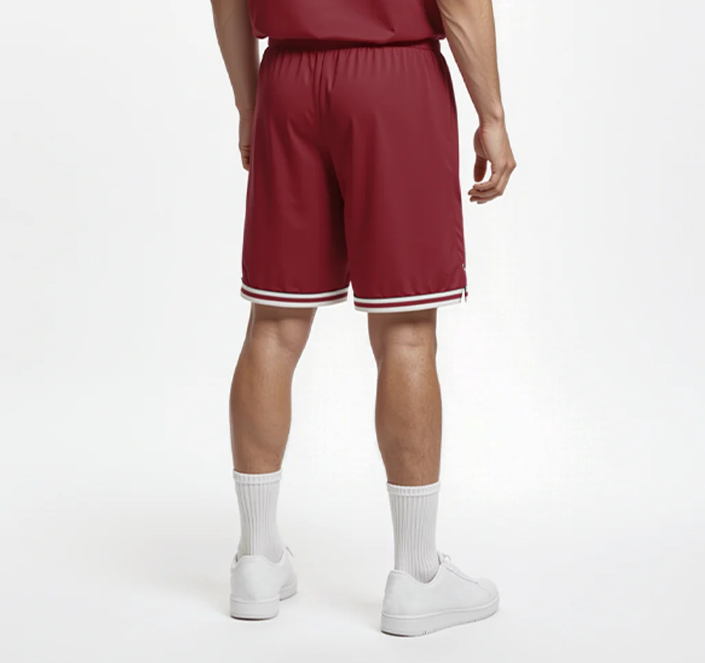 QLD Core Shorts Pro Sideseam Maroon Design Your Own Custom - Image 6