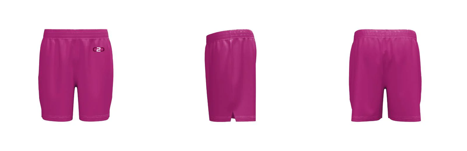 QLD Core Shorts Pro Sideseam Maroon Design Your Own Custom