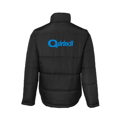 Quirindi Netball Puffer Jacket Black - Image 2
