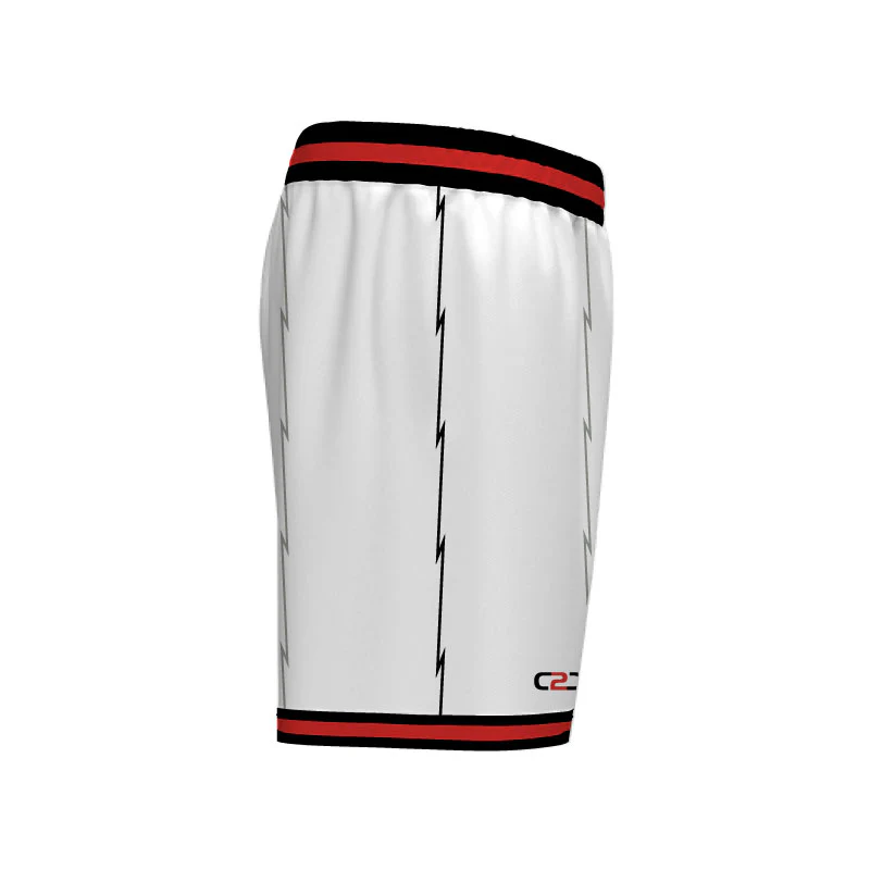 Raptors Core Pro Shorts White Design Your Own Custom - Image 4