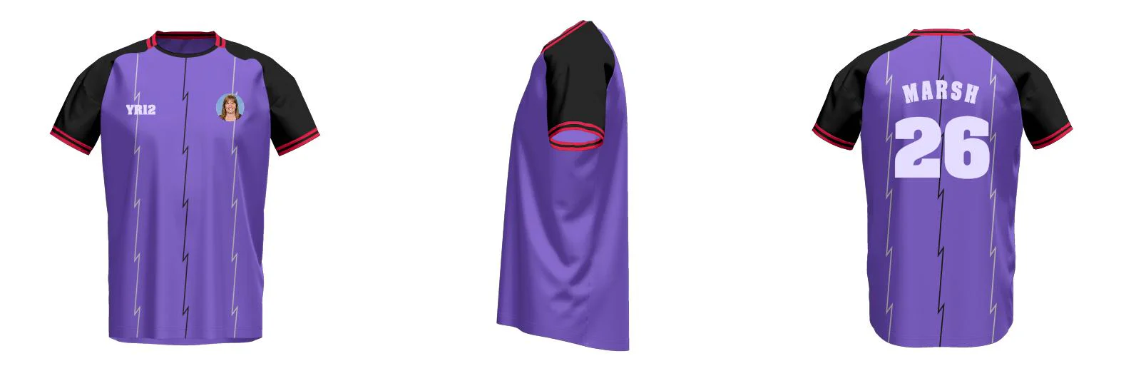 Raptors SlimFit HP Soccer Jersey Crew Neck Design Your Own Custom
