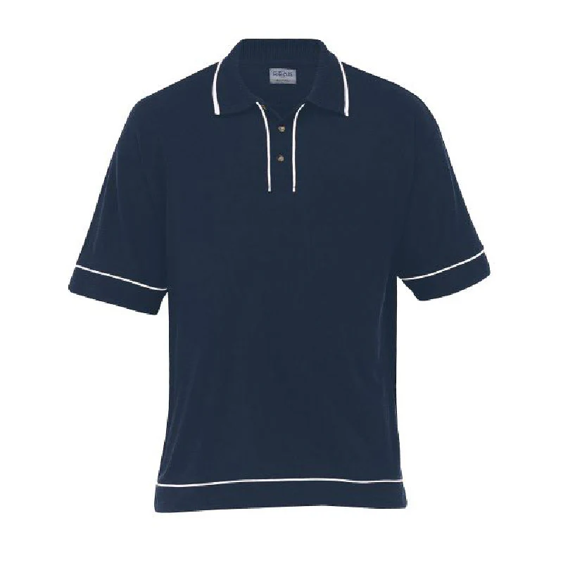 Retro Waffle Polo Mens