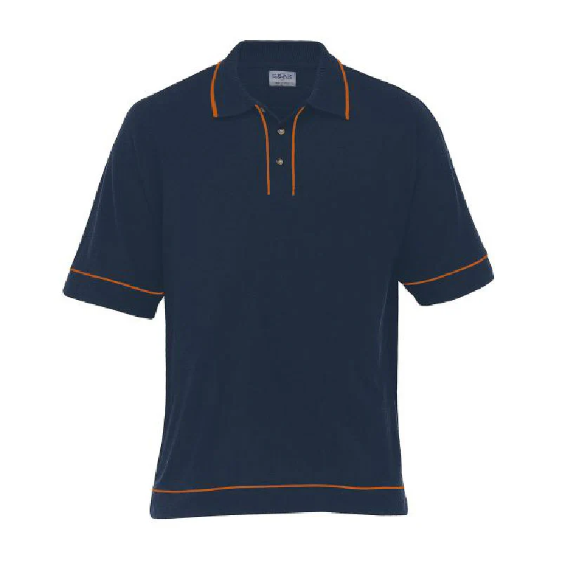Retro Waffle Polo Mens - Image 2