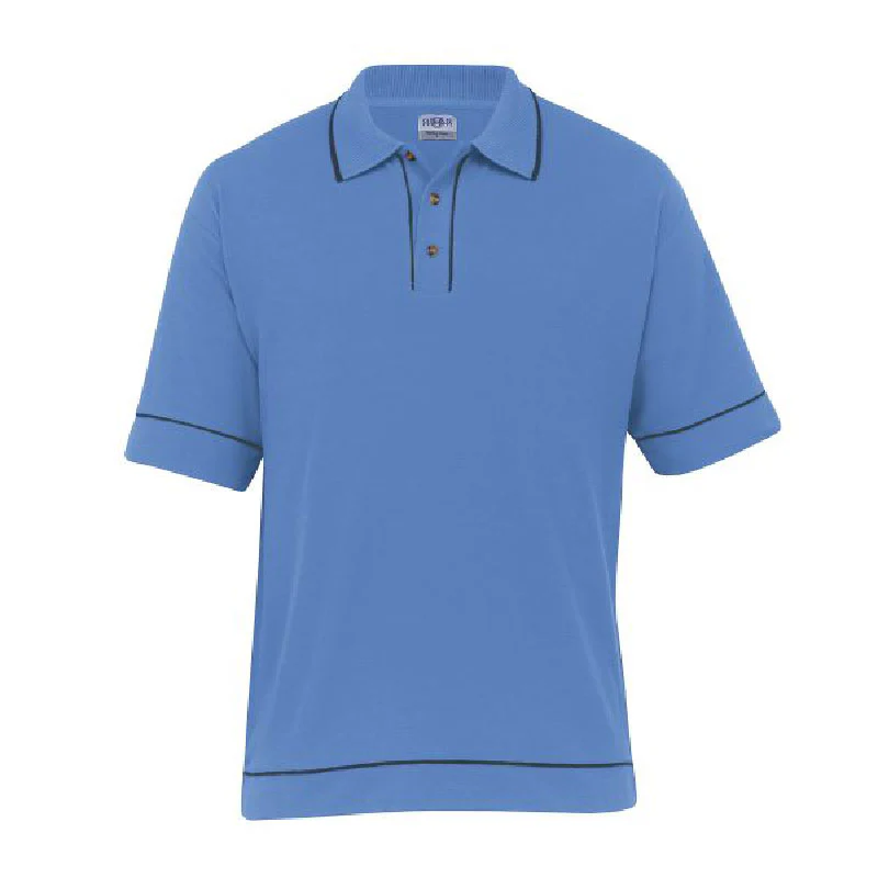 Retro Waffle Polo Mens - Image 4