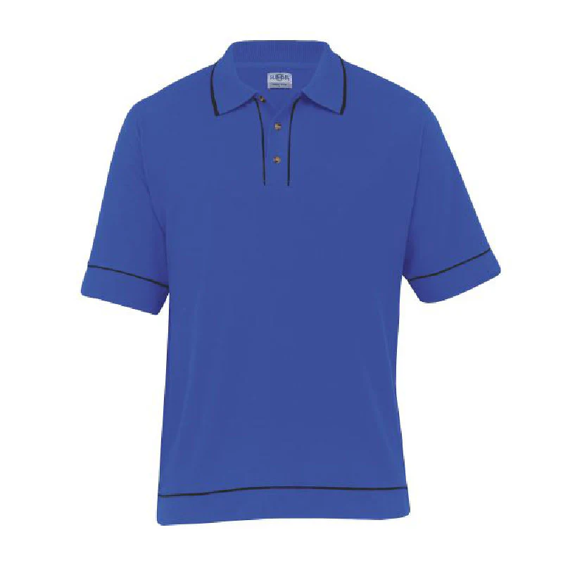 Retro Waffle Polo Mens - Image 5