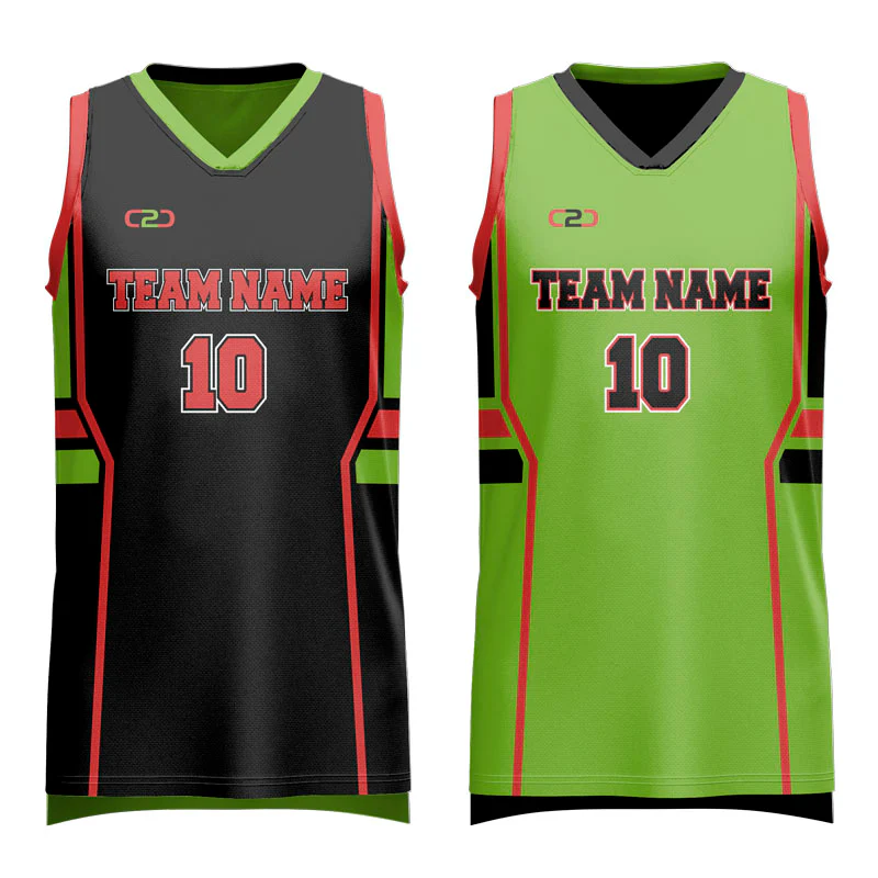 Custom Give And Go Reversible Slimfit Hp V Neck Basketball Singlet
