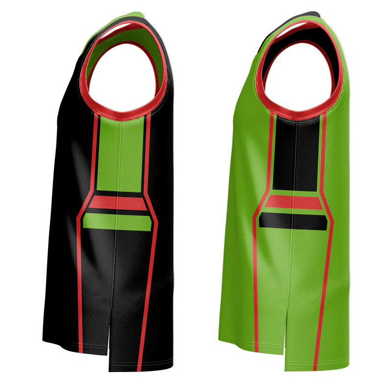 Custom Give And Go Reversible Slimfit Hp V Neck Basketball Singlet - Image 3