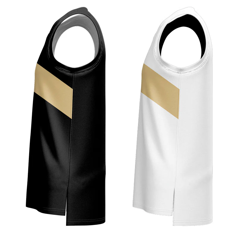 Custom North Reversible Slimfit Hp V Neck Basketball Singlet - Image 3
